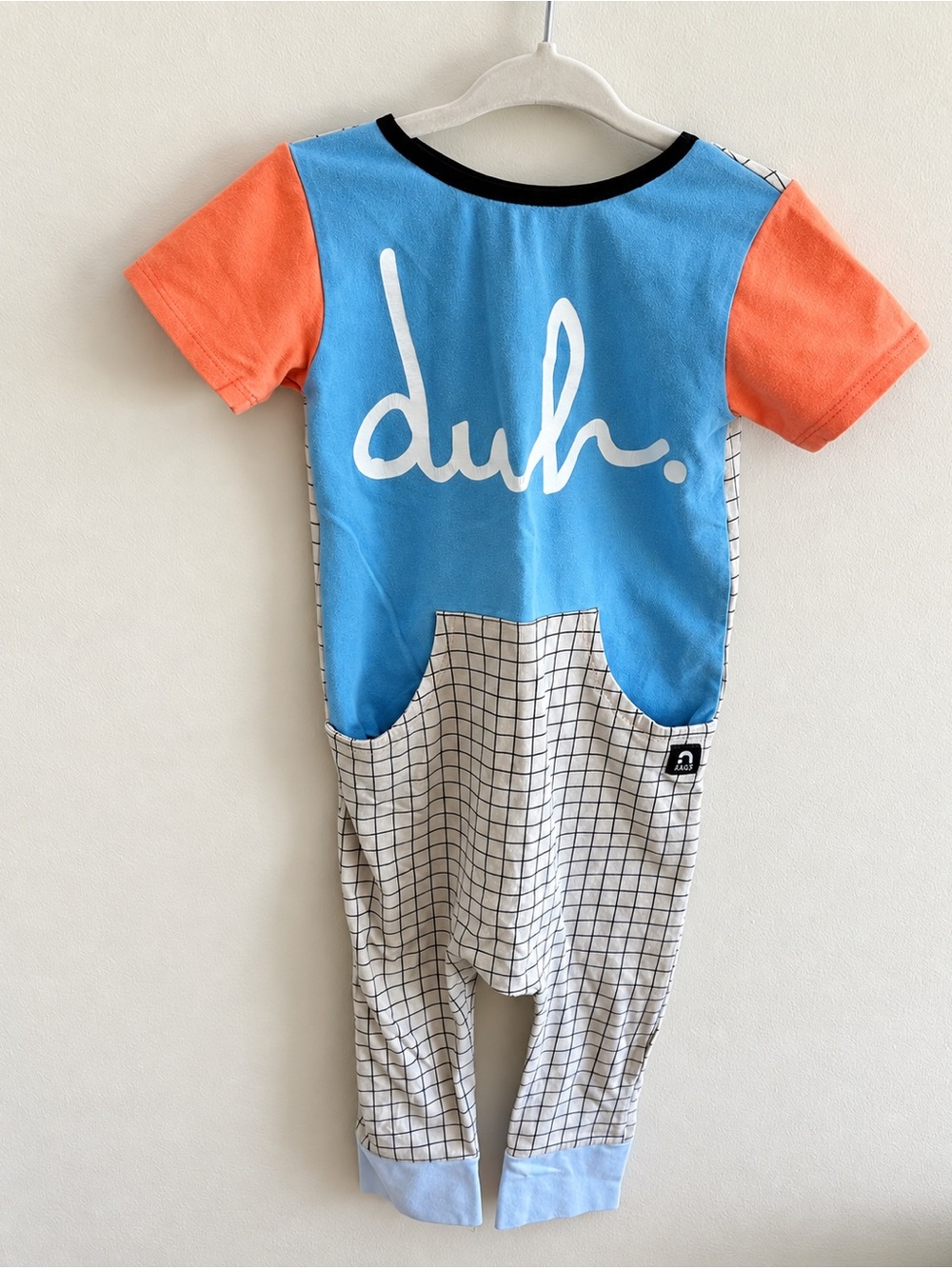 Rag Romper “Duh” 18-24m